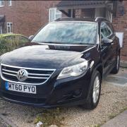 STOLEN: Sophie Tandy's Volkswagen Tiguan was stolen from a driveway in St John's in the early hours of the morning.