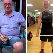 INSPIRATION: Dean Hawker is stronger in body and mind after training hard at Perdiswell Leisure Centre and is loving his new, more active and confident self