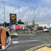 THIEF: Michael Griffiths stole from the Lidl construction site in Droitwich Road