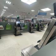 NEW: Updated self scan tills have been installed at a city supermarket.