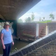CANAL: A resident who lives adjacent to the canal at Bilford Top Lock is asking people to stay out of the canals during the hot weather.