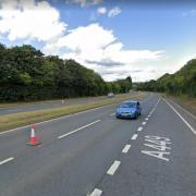 CLOSED: A449  northbound at Hadley, near Ombersley to close tonight.