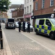 POLICE: A police presence has been seen on The Shambles in Worcester city centre.