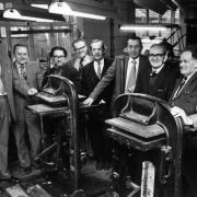 The final day for Milore Gloves in December 1980. The Worcester firm had been founded by Jewish emigree Emil Rich in 1934 and at its height employed more than 250 staff.