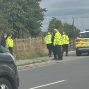 Police incident at Powick roundabout