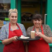 5-star service: Lisa Bonsall and Lisa James from the Deli@Pershore, celebrate achieving Triple 5 status.