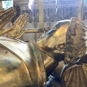 POWERFUL: The effigy of Richard Beauchamp, 13th Earl of Warwick, at the Beauchamp Chapel at St Mary's Church in Warwick