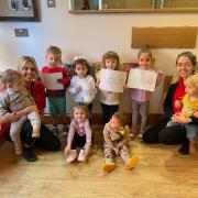 CELEBRATE: Children and staff at Victoria House Day Nursery are celebrating a 'good' rating from Ofsted inspectors