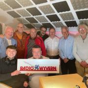 The Radio Wyvern team pictured at the relaunch in the city last year.