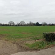LAND: The fields off Old Malvern Road in Powick where up to 80 new homes could be built