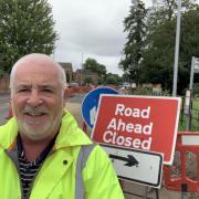 Councillor Martin Allen is asking why the roadworks have taken so long