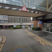 CONCRETE: The A Block building at Kidderminster Hospital in Worcestershire