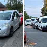 DEFENDED: A Worcester taxi firm has defended its parking on a residential road in Worcester .