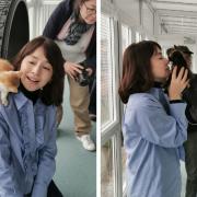 CELEBRITY: Japanese actress Yuriko Ishida visited a Worcester animal rescue.