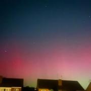 The northern lights seen from Worcester - and may be spotted once again.