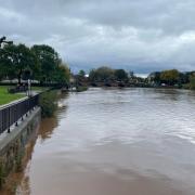 The River Severn levels taken yesterday (Friday, October 20).