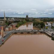 Worcester from above - taken on Saturday, October 21 by Adam Llewellyn
