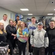 Criminology students have been helping out at the homeless charity
