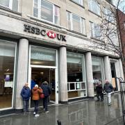 BANK: HSBC in Worcester is back open for business after closing for a refurbishment.