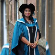 Kiran Sahota received an honorary degree from the University of Worcester in September in recognition of her charity work