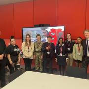 Worcestershire Youth Cabinet spoke with Worcester MP Robin Walker (furthest right) and Worcestershire County Council's Steve Mackay