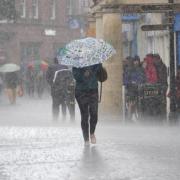 WARNING: A yellow weather warning has been issued or heavy rain in Worcester.