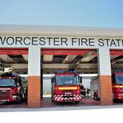 INCIDENT: A crew from Worcester Fire Station attended the fire in Spetchley Road in Worcester