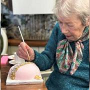 Residents decorated Brandy-soaked Christmas cakes as seasonal baubles