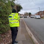Droitwich SNT has conducting speed enforcement checks at Cockshute Hill.