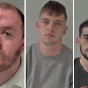 JAILED: The criminals jailed in Worcestershire