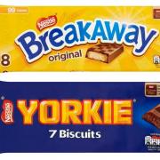 News of Breakaway and Yorkie biscuit bars being discontinued follows Nestle's announcement in November 2023 it was discontinuing Caramac and Animal Bars.