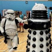 Stormtroopers and a Dalek visited for a Comic Con event in 2023