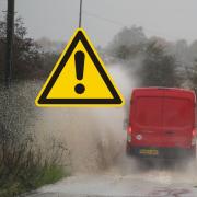 A yellow weather warning has been issued by The Met Office for Worcestershire today (Saturday)