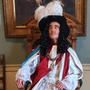 Daniel Williams, who travels the country impersonating Charles I and Charles II, will unveil the stand on Saturday