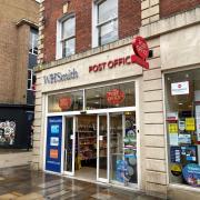 QUEUES: Worcester Post Office above WHSmith in Worcester High Street