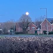 STRIKING: Tonight’s Full Snow Moon over Worcester