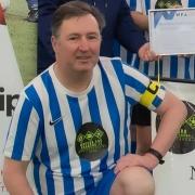 The Walking Football Association chose Simon Forrest for the 2023 Grassroots Impairment Coach of the Year award
