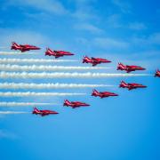 The Red Arrows will perform at the Midlands Air Festival
