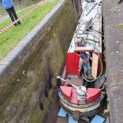 The stuck canal boat
