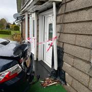 Mr Rabin's car and property sustained damage in the incident when a car ploughed across his driveway