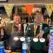 Jon Dean, operations manager at the Alma Tavern [RIGHT] with manager Will Bradley [LEFT],  said the pub would be 