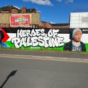 A mural honouring the 