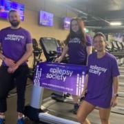 Mya Hawkesford-Barnes [CENTRE] is an ambassador for Epilepsy Society, with the money raised from the event going to the charity