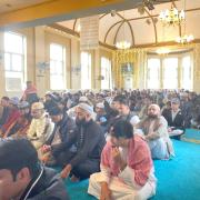 HOLY: Muslims mark Eid at the Tallow Hill Mosque with prayers for peace and gifts to charity