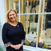 Anja Potze at her Worcester boutique which celebrates 30 years in business
