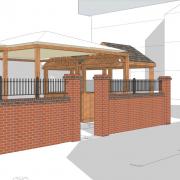 PLANS: The Cardinal's Hat wants to build a new gazebo in its garden