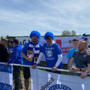 PASSION: Worcester City FC fans are still proud of their team despite the loss to Great Wakering Rovers which ended the club's Wembley dreams