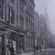 St Nicholas Street, Worcester, looking towards The Cross in 1910