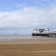 BROWN FLAG: Worcester's nearest beach Weston-super-mare has been named one of the UK's dirtiest beaches