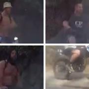 IDENTITY: Police want to hear from anyone who recognises these four men.